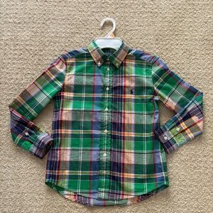 Polo Ralph Lauren Plaid Cotton Poplin Shirt